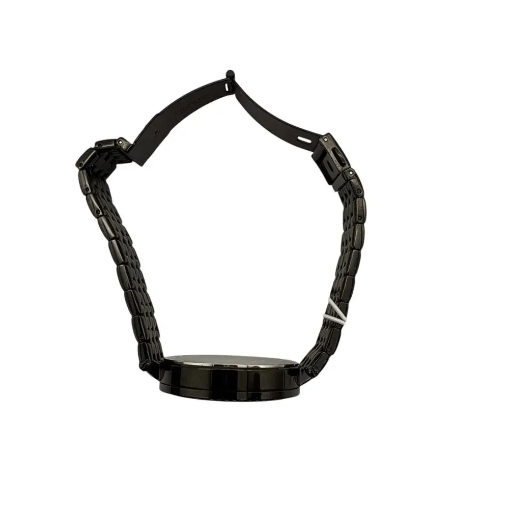 Caravelle by Bulova Bracelet‎ Watch Modern 45L171 Black Pavé Stainless Steel